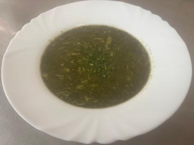 Špenátová s vejcem