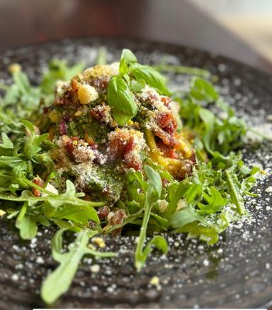 Pesto rucola e panchetta