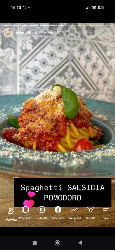 Salsicia pomodoro