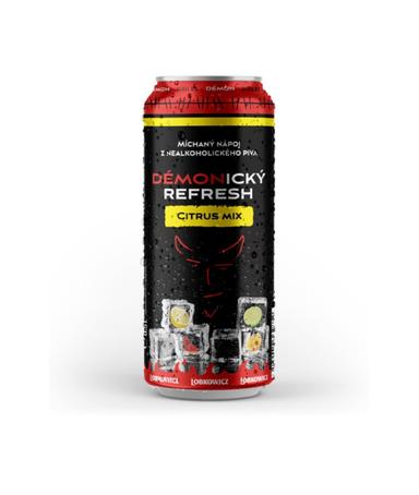 Démonický refresh Citrus mix - 0,5l PLECH