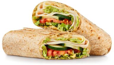 Tortilla se salátem