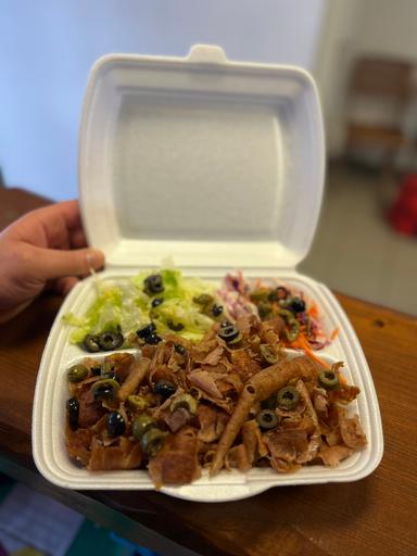 Velký kebab talíř + chléb