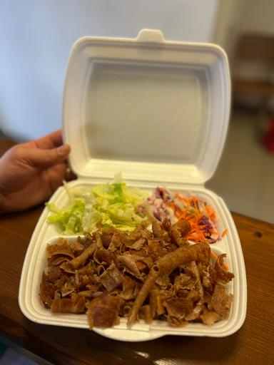 Velký kebab talíř s hranolky