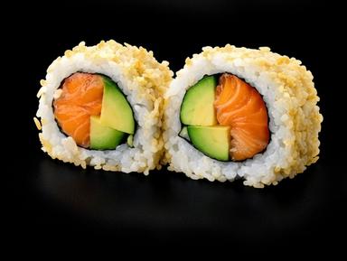 T2. Maki tempura losos a avokádo