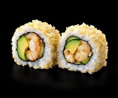 T5. California tempura krevety a avokádo