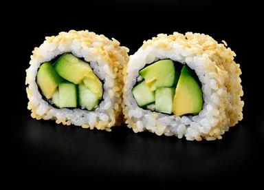 T8. California tempura veggie avokádo a okurka