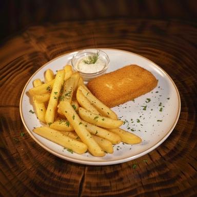 Smažený sýr 50g, hranolky