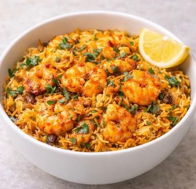 Krevety biryani