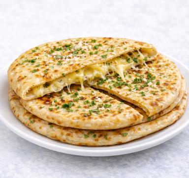 Garlic cheese paratha
